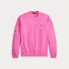 Ralph Lauren Us Open Crewneck Fleece In Pink