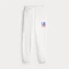 Ralph Lauren Us Open Fleece Sweatpant In White