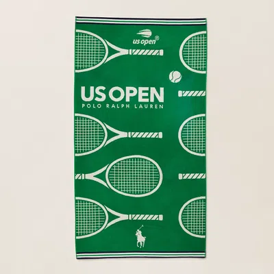 Ralph Lauren Us Open Graphic Beach Towel In Multi