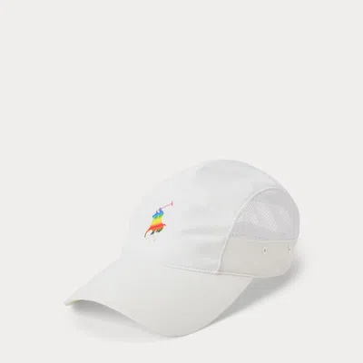 Ralph Lauren Us Open Mesh-paneled Pride Cap In White