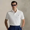 Ralph Lauren Us Open Mesh Polo Shirt In White
