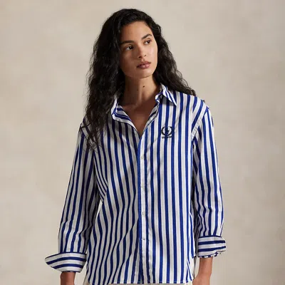 Ralph Lauren Us Open Oversize Fit Striped Shirt