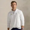 Ralph Lauren Us Open Performance Piqué Pullover In Neutral