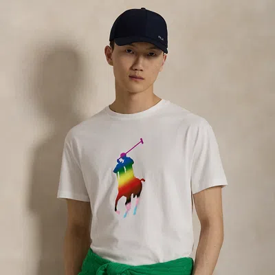 Ralph Lauren Us Open Pride T-shirt In White