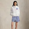 Ralph Lauren Us Open Striped Cotton Short In White