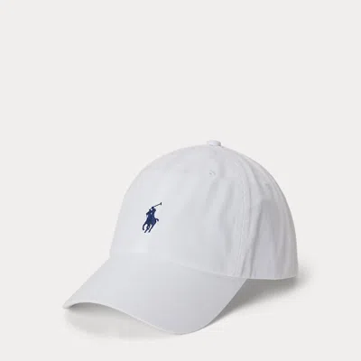Ralph Lauren Us Open Twill Ball Cap In White