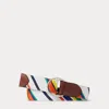 Ralph Lauren Us Open Umpire Striped Belt In Multi