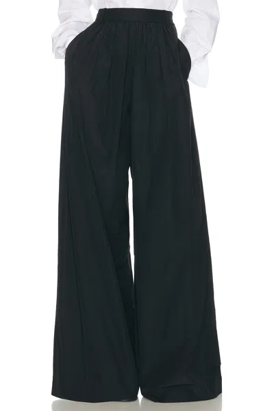 Ralph Lauren Vanessa Full Length Pleated Pant In Black