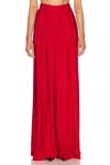 Ralph Lauren Vannesa Satin Wide-leg Pant In Bright Red In Red