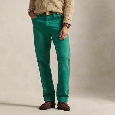 Ralph Lauren Varick Slim Straight Stretch Jean In New Meadow In Green