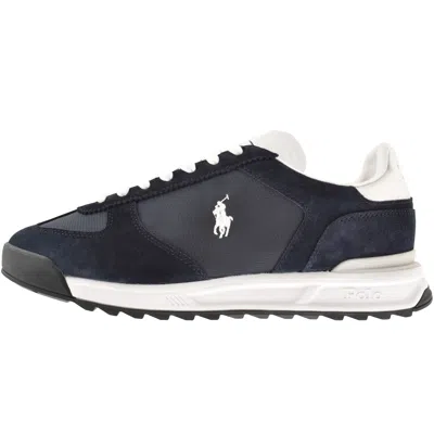 Ralph Lauren Varick Trainers Navy In Blue