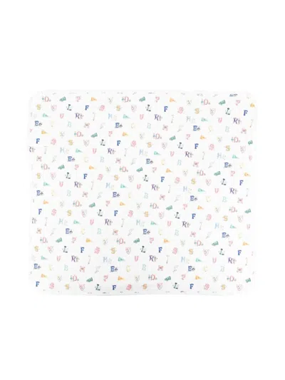 Polo Ralph Lauren Varsity-print Blanket In White
