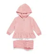 RALPH LAUREN POLO RALPH LAUREN KIDS VELOUR TRACKSUIT SET (3-24 MONTHS)