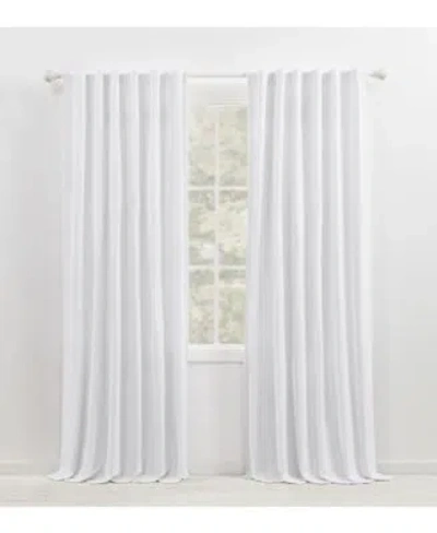 Ralph Lauren Velvety Room Darkening Back Tab Rod Pocket Curtain Panels In Blush