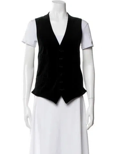 Pre-owned Ralph Lauren Vest In Black