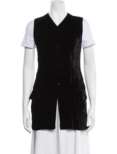 Pre-owned Ralph Lauren Vest In Black