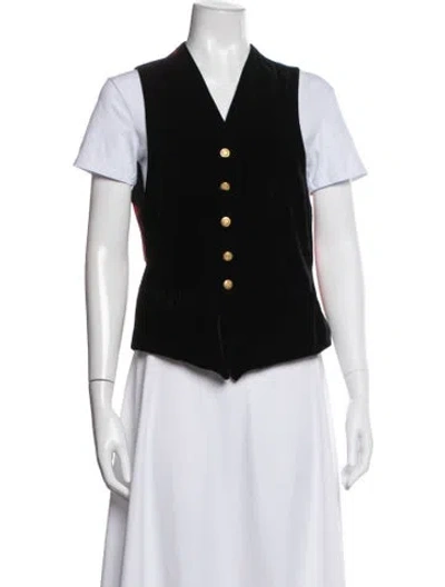 Pre-owned Ralph Lauren Vest In Black