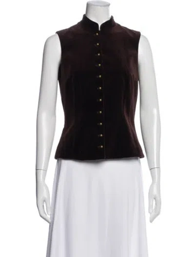 Pre-owned Ralph Lauren Vest In Black