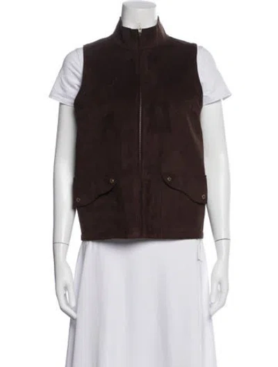 Pre-owned Ralph Lauren Vest In Brown