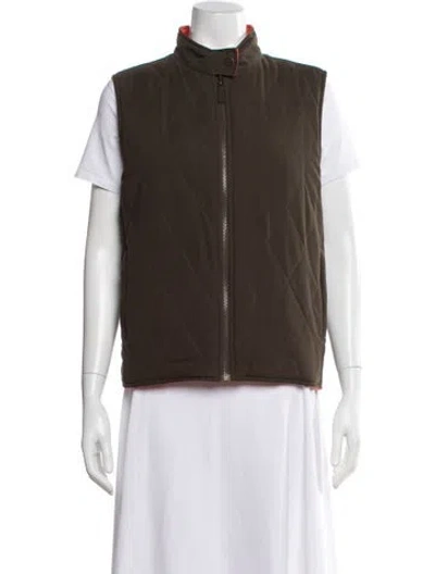 Pre-owned Ralph Lauren Vest In Green