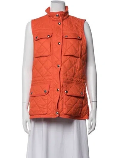 Pre-owned Ralph Lauren Vest In Orange