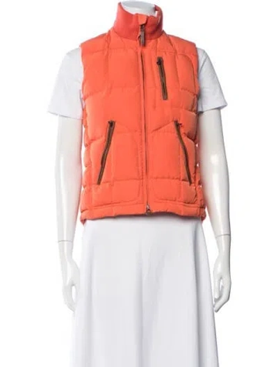 Pre-owned Ralph Lauren Vest In Orange