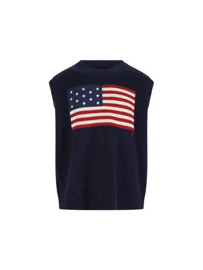 RALPH LAUREN VEST WITH FLAG