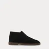 Ralph Lauren Vester Suede Chukka Boot In Black