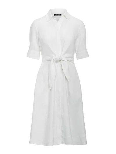 Ralph Lauren Vestido Midi - Blanco