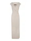 Ralph Lauren Leonidas Sleevesless Gown In White