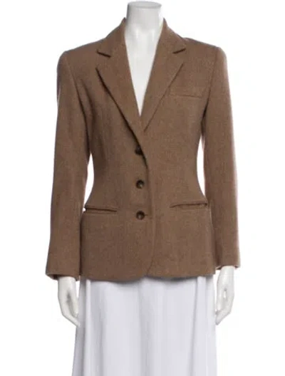 Pre-owned Ralph Lauren Vintage 1980's Blazer In Brown