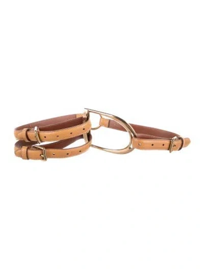 Pre-owned Ralph Lauren Vintage 2000's Belt In Neutrals