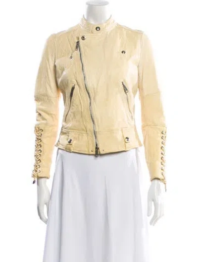 Pre-owned Ralph Lauren Vintage 2000's Biker Jacket In Neutral