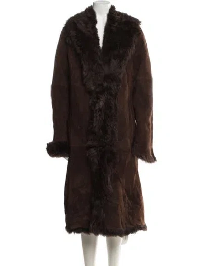Pre-owned Ralph Lauren Vintage 2000's Coat In Brown