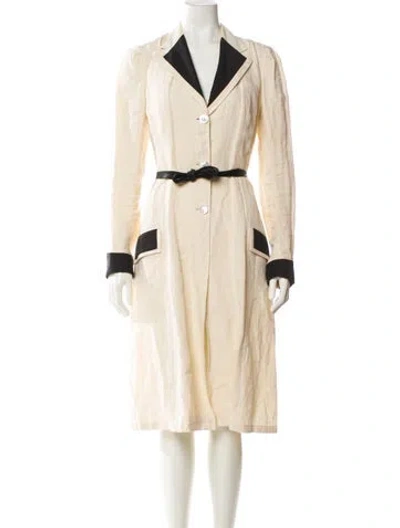 Pre-owned Ralph Lauren Vintage 2000's Trench Coat In Neutral