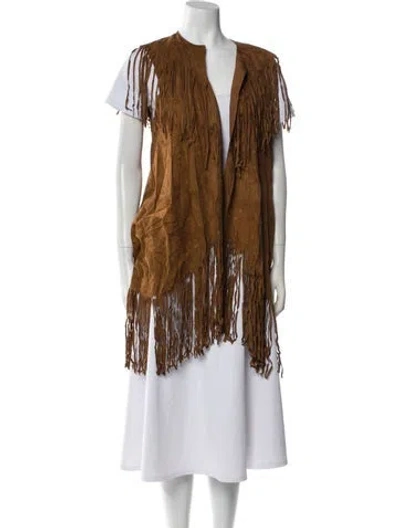 Pre-owned Ralph Lauren Vintage 2000's Vest In Brown