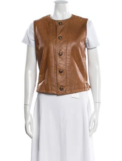 Pre-owned Ralph Lauren Vintage 2000's Vest In Brown