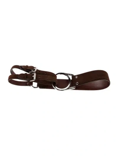Pre-owned Ralph Lauren Vintage 2000's Waist Belt In Brown