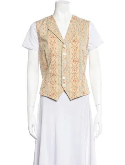 Pre-owned Ralph Lauren Vintage 2003 Vest In Neutrals