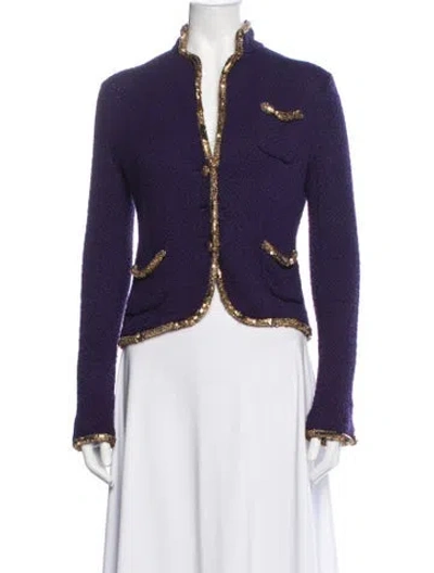 Pre-owned Ralph Lauren Vintage 2012 Evening Jacket In Purple