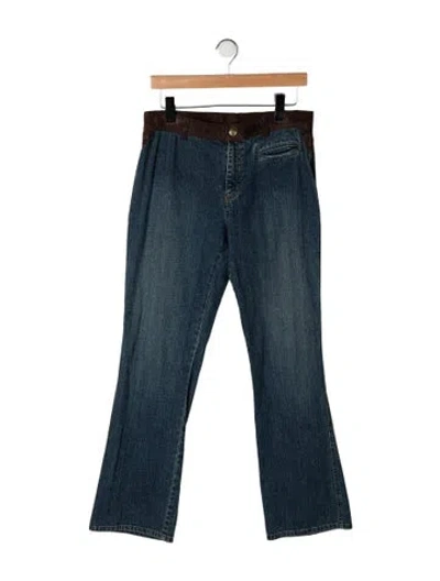 Pre-owned Ralph Lauren Vintage Flared Jeans In Blue