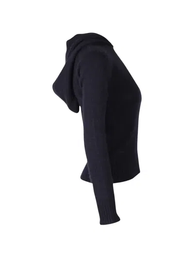 Pre-owned Ralph Lauren Vintage Hooded Sweater In Blue