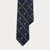 Ralph Lauren Vintage-inspired Duck-print Silk Tie In Blue