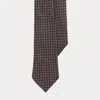 Ralph Lauren Vintage-inspired Neat Silk Tie In Brown