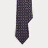 Ralph Lauren Vintage-inspired Neat Silk Tie In Blue