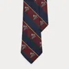 Ralph Lauren Vintage-inspired Striped Silk Logo Tie In Multi