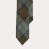 Ralph Lauren Vintage-inspired Tartan Wool Tie In Green
