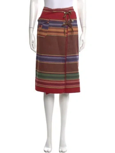 Pre-owned Ralph Lauren Vintage Knee-length Skirt In Multi