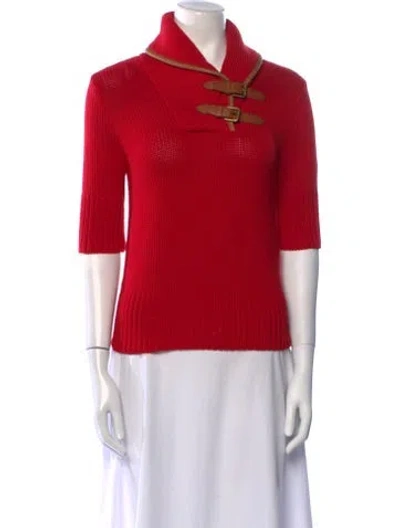 Pre-owned Ralph Lauren Vintage Late 1990's - Early 2000's Sweater In Red