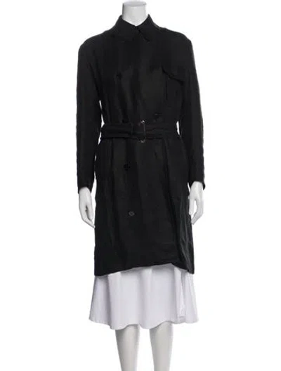 Pre-owned Ralph Lauren Vintage Late 1990's - Early 2000's Trench Coat In Black